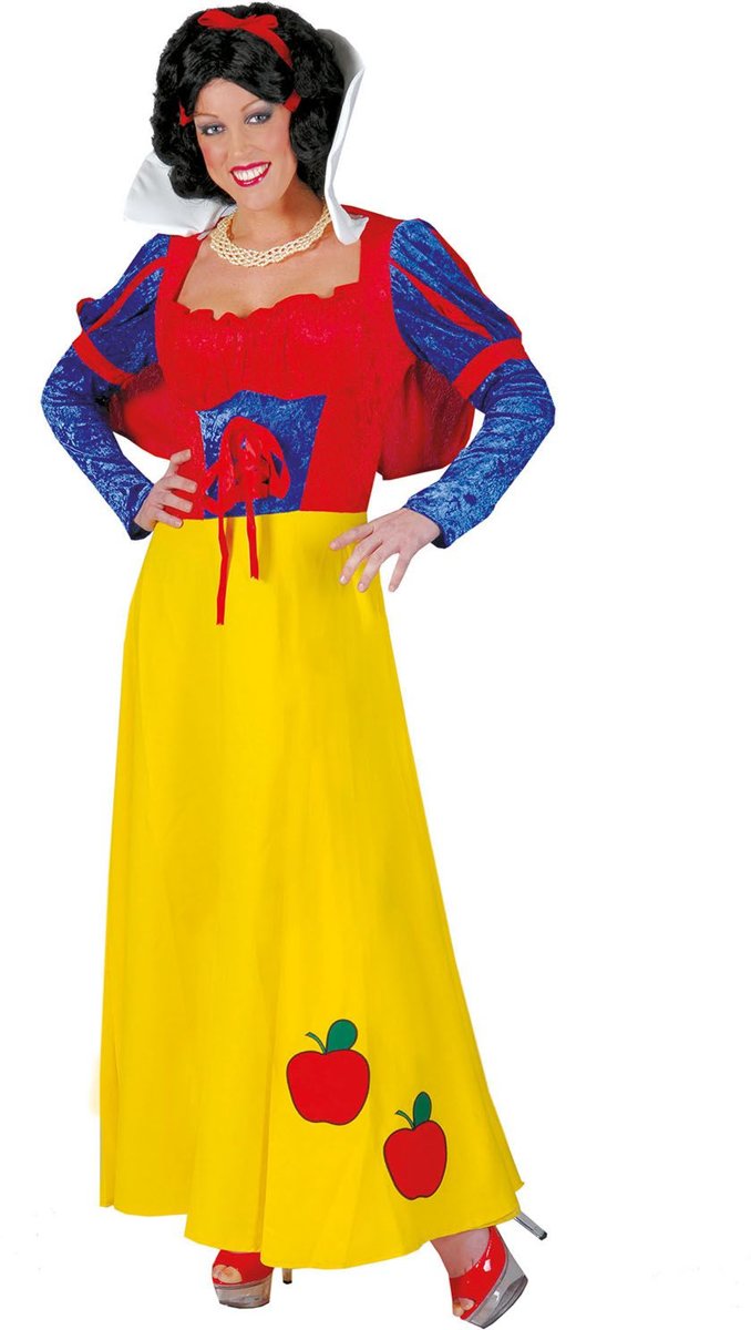 Sneeuwwitje Kostuum | Sneeuwwitje De Prinses | Vrouw | Maat 44-46 | Carnaval kostuum | Verkleedkleding